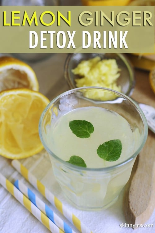 Lemon and Ginger Detox Water