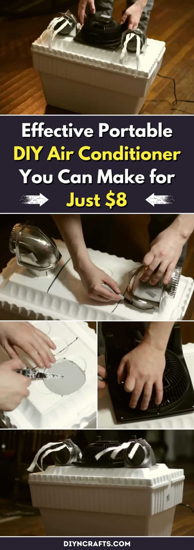 Making Simple Ac Project Effective Portable DIY Air Conditioner You Can Make for Just $8 - DIY ...