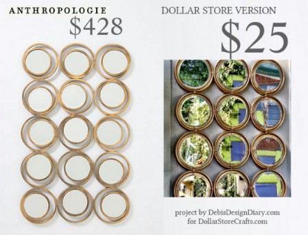 Anthropologie Inspired Mirrors
