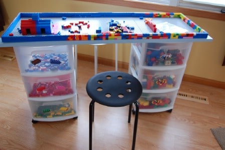 Lego Storage and Play Table