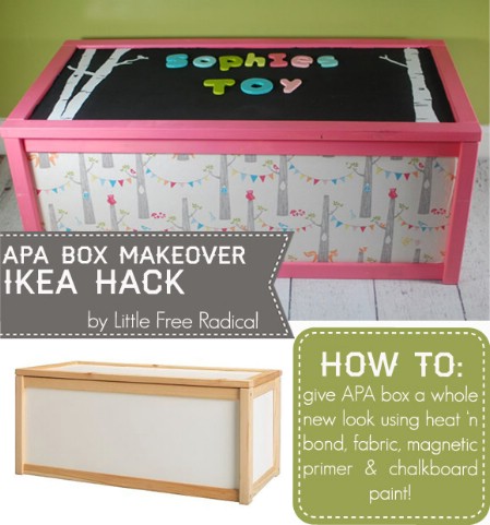 DIY Ikea APA Toy Box