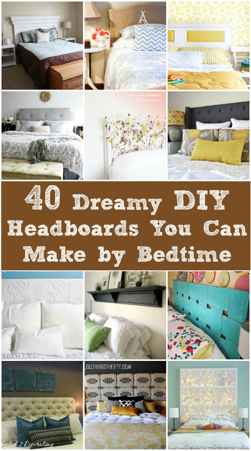 40 Dreamy DIY Headboards You Can Make by Bedtime