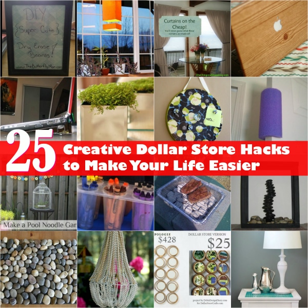 25 Creative Dollar Store Hacks to Make Your Life Easier