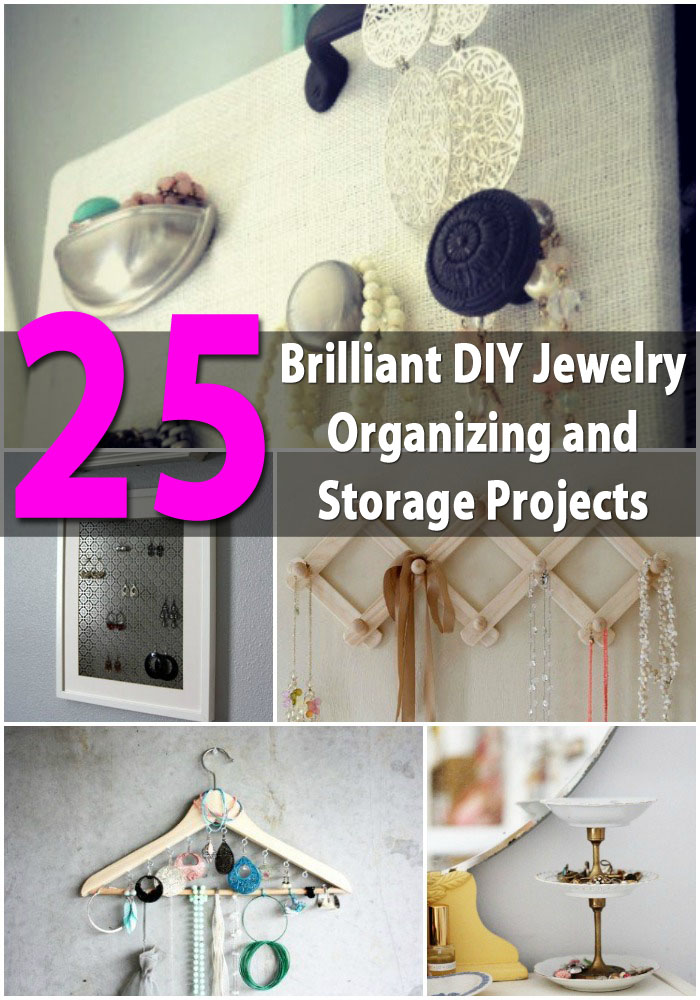 25 Brilliant DIY Jewelry Organizing and Storage Projects