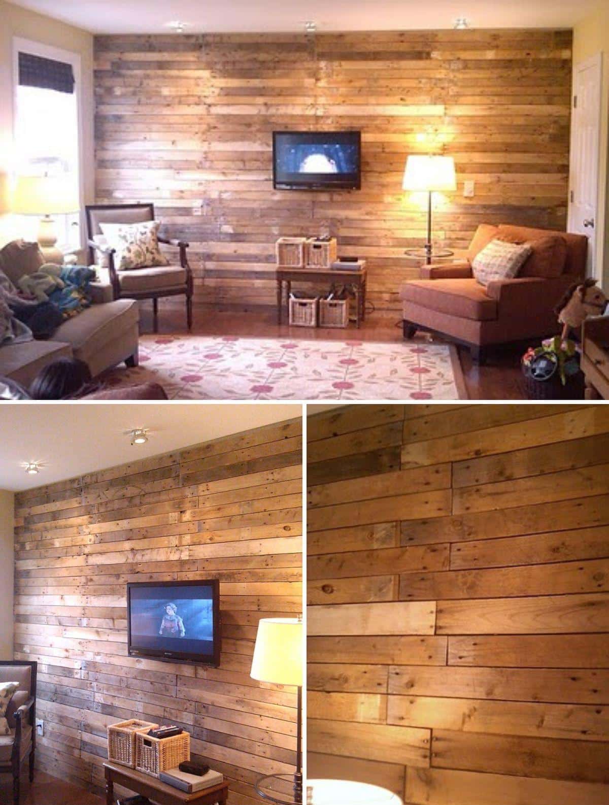 Pallet Living Room Wall