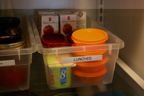 Prepare Lunches Ahead of Time
