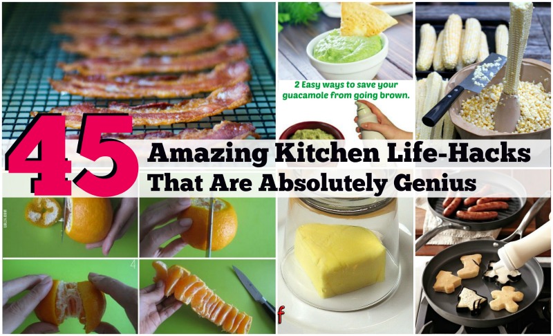 45 Amazing Kitchen Life-Hacks That Are Absolutely Genius - DIY & Crafts