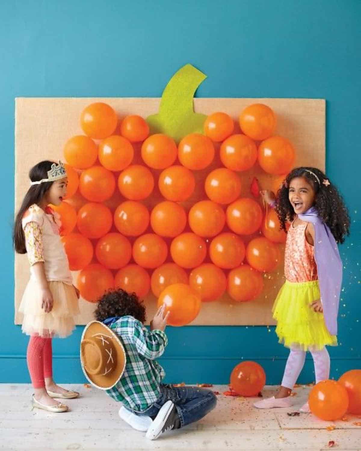 Pumpkin Balloon Game