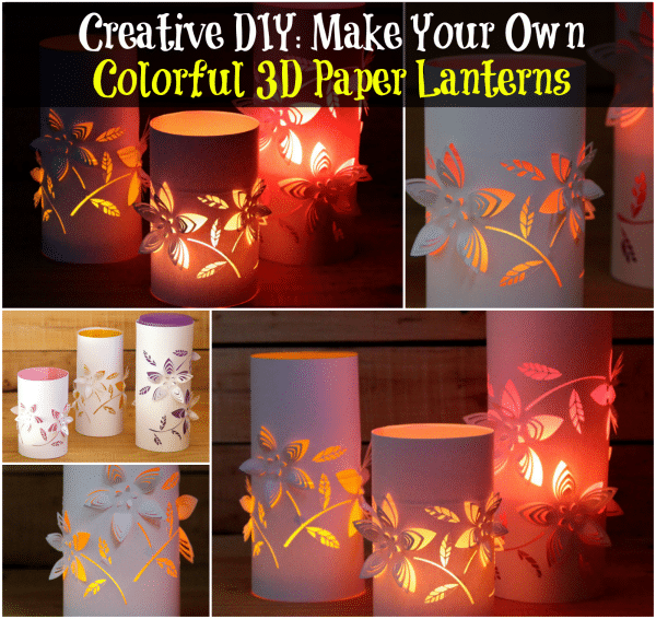 Creative DIY: Make Your Own Colorful 3D Paper Lanterns 