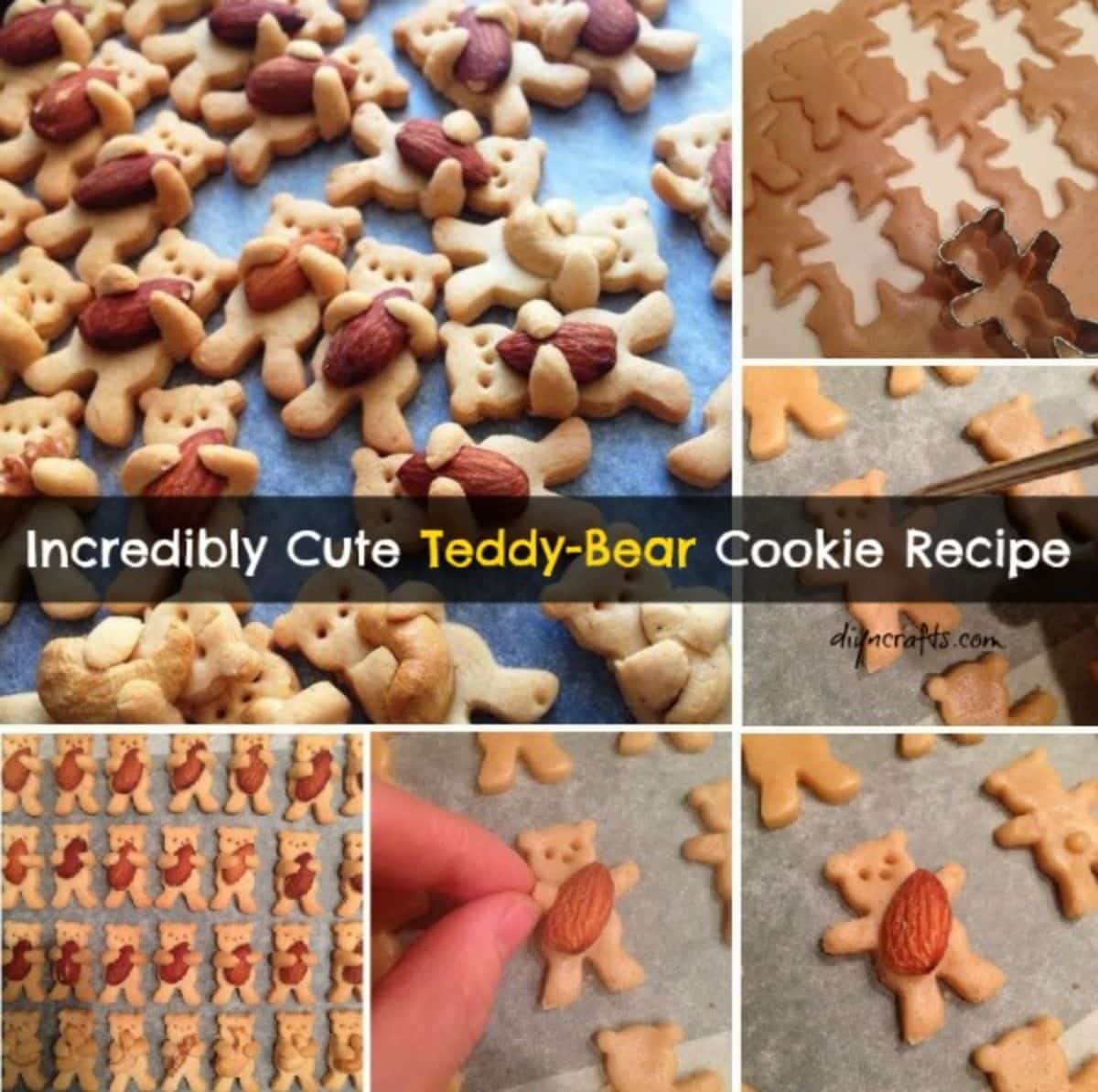 Incredibly Cute Teddy-Bear Cookie Recipe You Won’t be Able to Resist collage.
