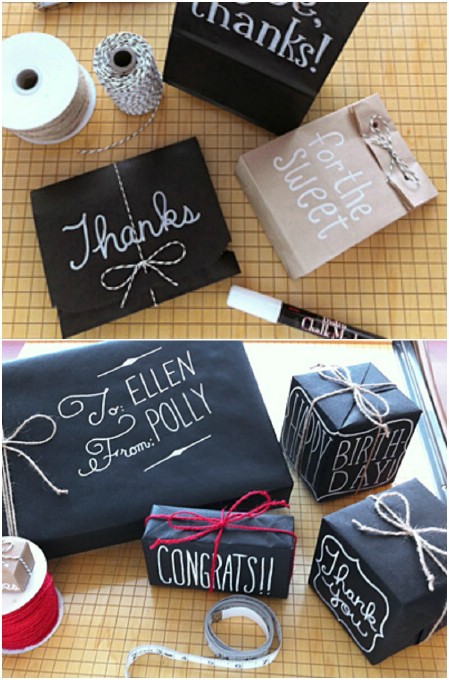 Chalkboard Wrapping