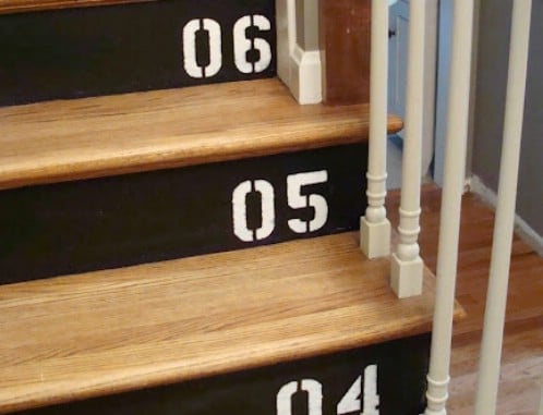 Paint your stairs.