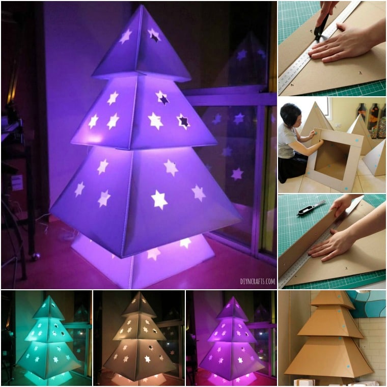 Brilliant Christmas Project: DIY Cardboard Christmas Tree
