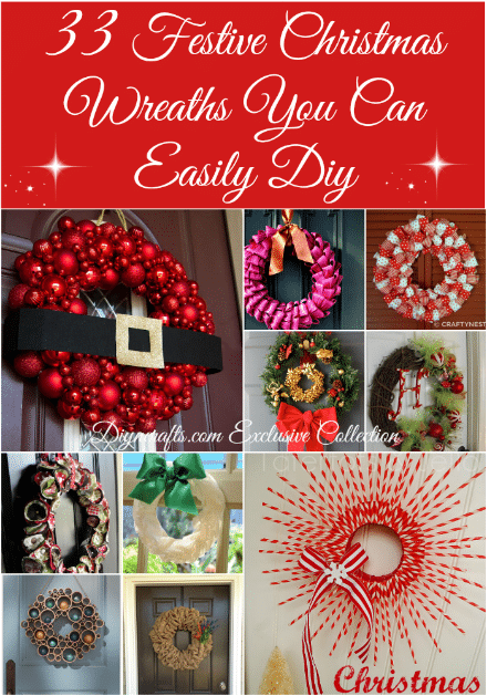 33 Festive Christmas Wreaths You Can Easily DIY