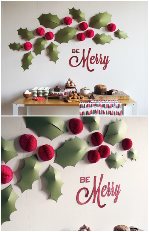 Holy Wall - 20 Magical DIY Christmas Home Decorations You'll Want Right Now