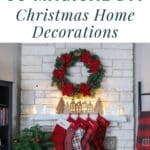 55 Magical DIY Christmas Home Decorations pinterest image.