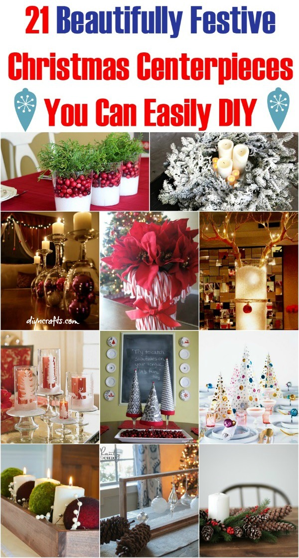 21 Beautifully Festive Christmas Centerpieces You Can Easily DIY