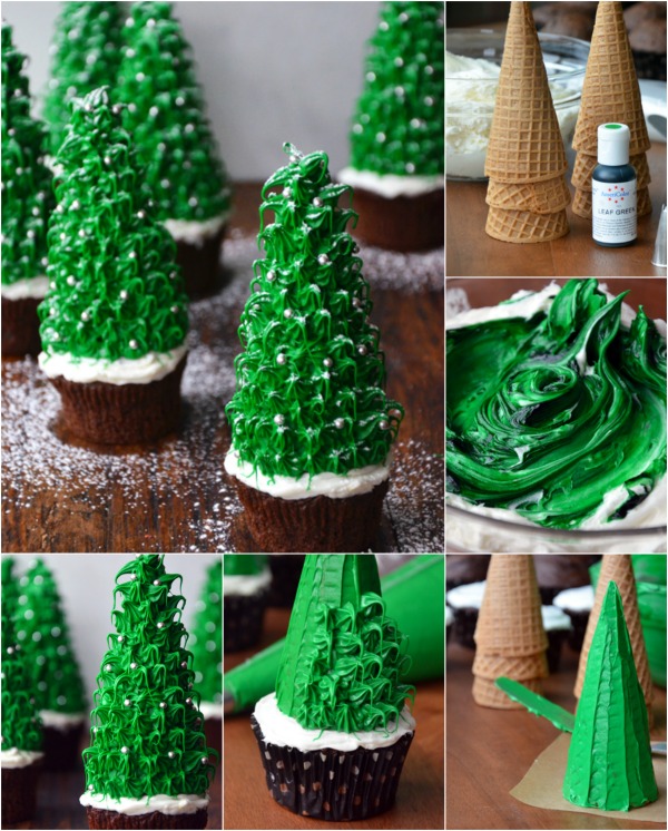 These Insanely Clever Christmas Tree Cupcakes will make You the Christmas Queen!