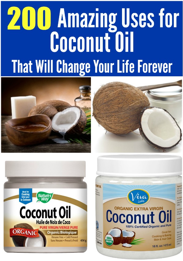 200 Brilliant Uses For Coconut Oil That Will Change Your Life Forever