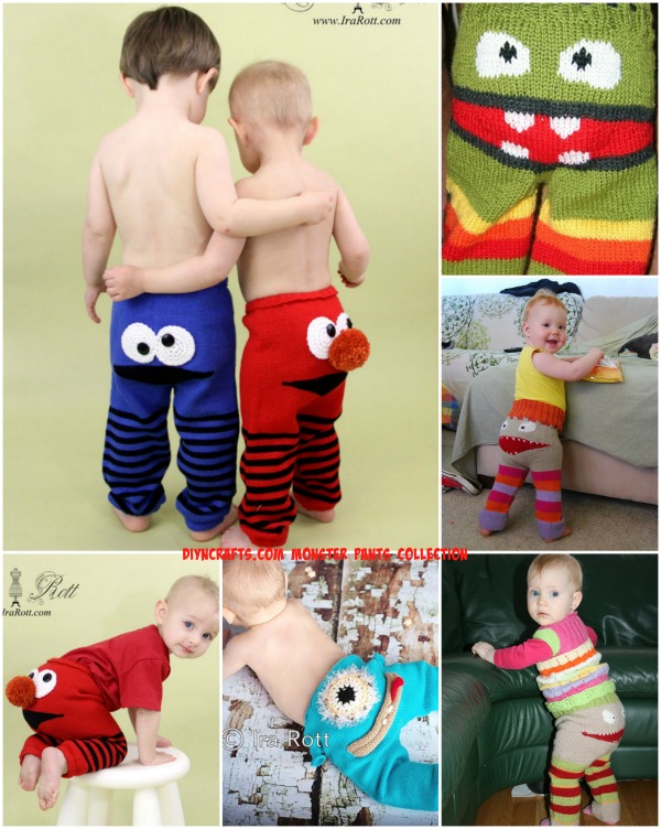 Knit These Adorable Monster Pants for Your Favorite Little Monster