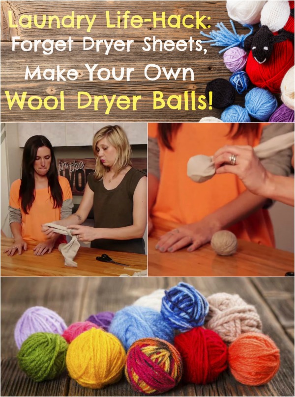Laundry Life-Hack: Forget Dryer Sheets, Make Your Own Scented Wool Dryer Balls!