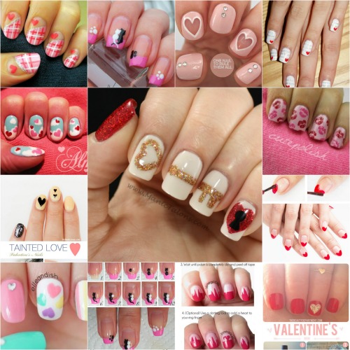 20 Ridiculously Cute Valentine’s Day Nail Art Designs