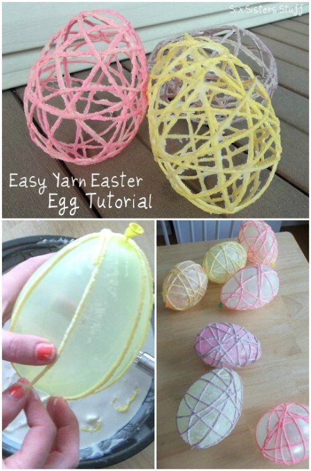 Yarn Easter egg