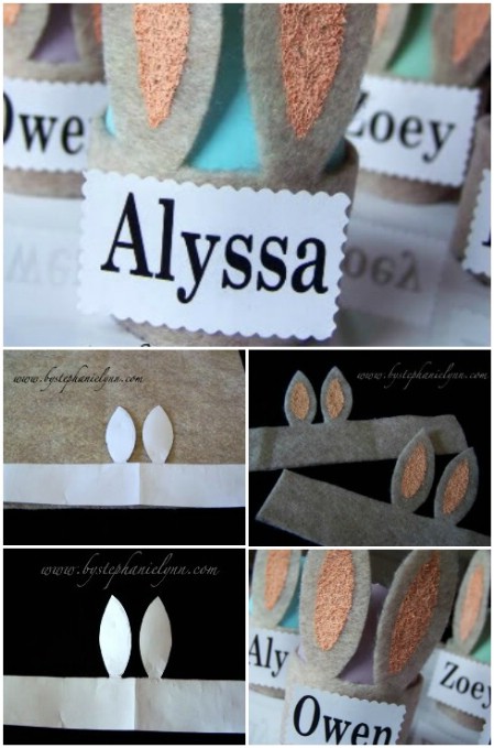 Easter place cards for table settings