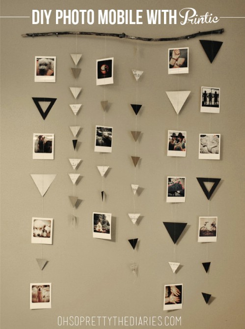Photo Mobile - 20 Cleverly Creative Ways to Display Your Cherished Photos
