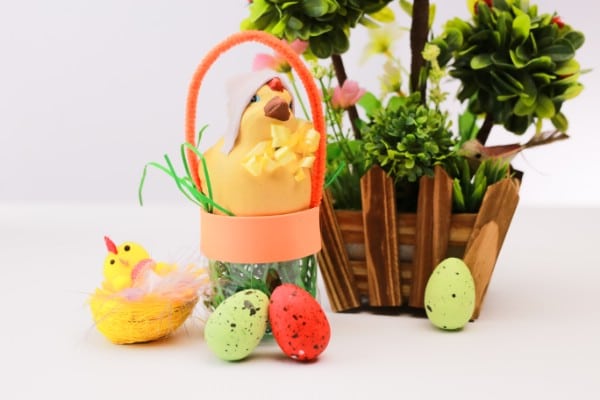 Kid-Friendly Project – Repurposed Bottle Easter Basket