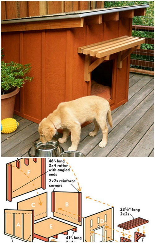 Doggie Ranch - 15 Brilliant DIY Dog Houses With Free Plans For Your Furry Companion