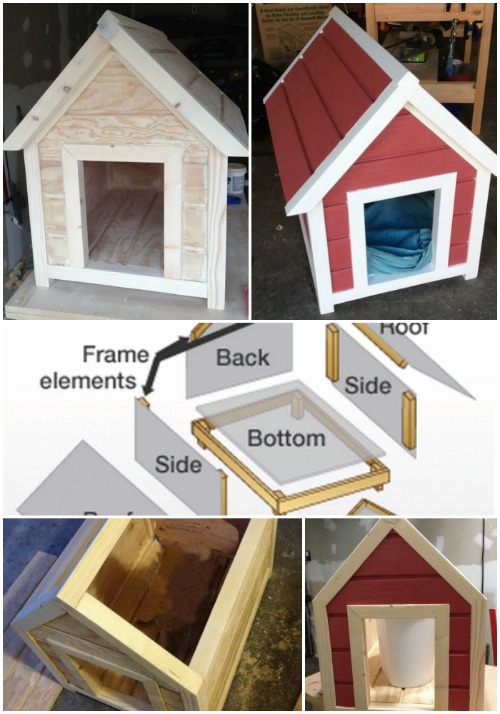 Simple Elegance - 15 Brilliant DIY Dog Houses With Free Plans For Your Furry Companion