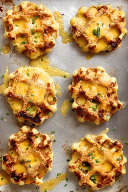 Mashed Potatoes - 35 Delicious Foods You Didn't Know You Could Cook in Your Waffle Iron