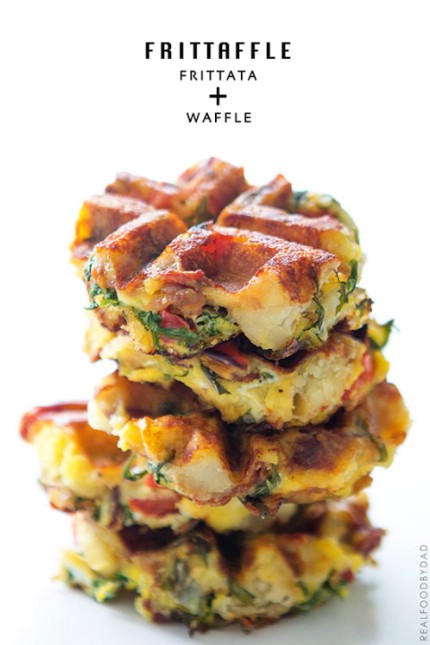 Frittaffles - 35 Delicious Foods You Didn't Know You Could Cook in Your Waffle Iron