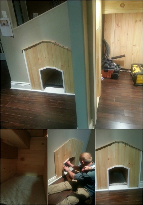Indoor House - 15 Brilliant DIY Dog Houses With Free Plans For Your Furry Companion