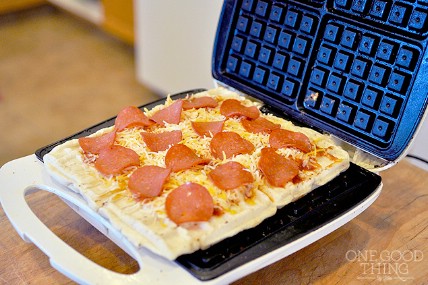 Pizza - 35 Delicious Foods You Didn't Know You Could Cook in Your Waffle Iron