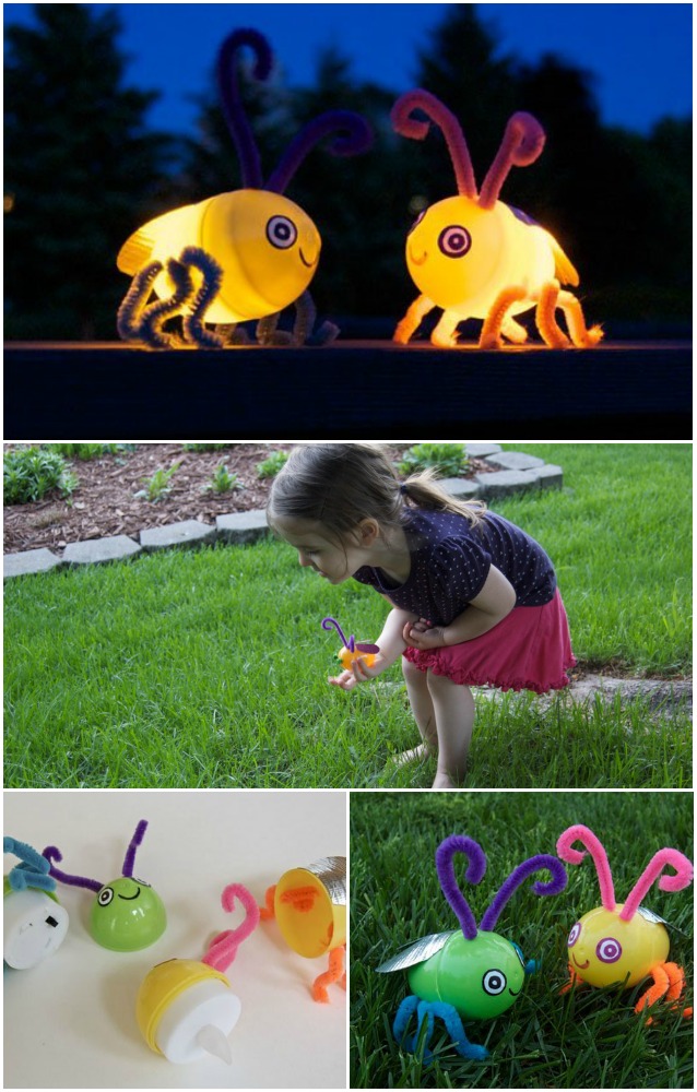 Kids’ Craft: Turn those Empty Plastic Eggs into Light-Up Fireflies in No Time...