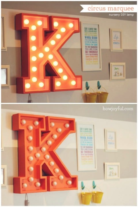 Circus Marquee Letters