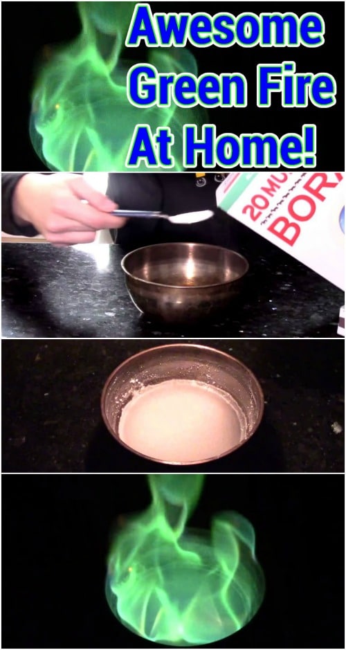 Easy Science Project: How to Make a Neon Green Flame (Safely)