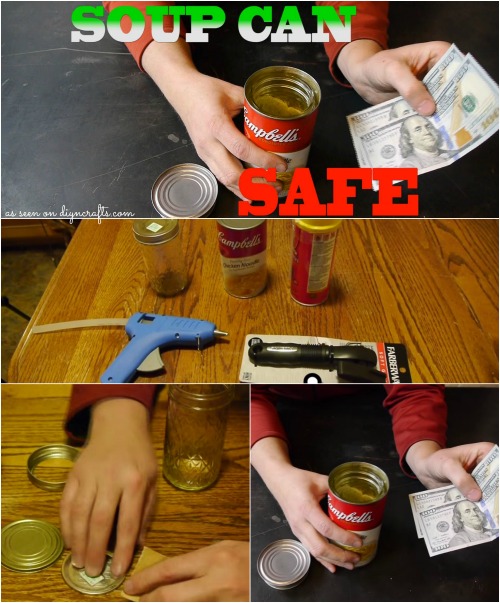 Keep Your Valuables Secure with this Ingenious DIY Soup Can Safe...
