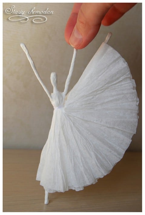 Step 9 - How to Make Dancing Ballerinas from Wire and Napkins