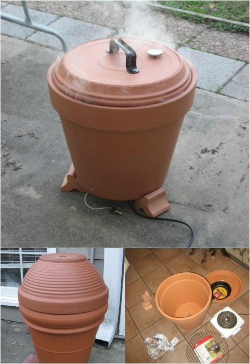 Clay Pot Smoker