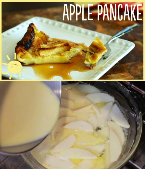 Easy Delicious Recipe: Apple Puffed Pancake, Perfect for Breakfast or Dessert...