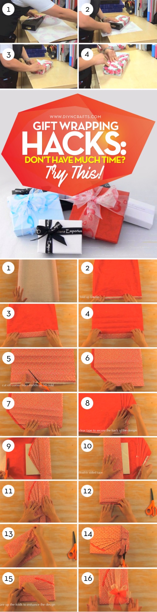 Two Easy Gift Wrapping Hacks: Don’t Have Much Time? Try This!
