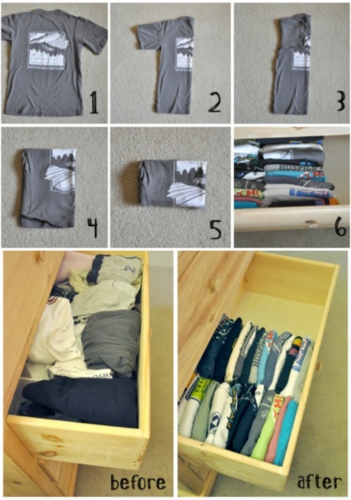 Organize Shirts and Drawers