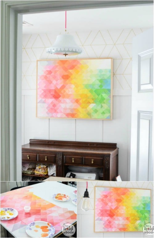 34 DIY Wall Art Ideas - Homemade Wall Art Painting Projects