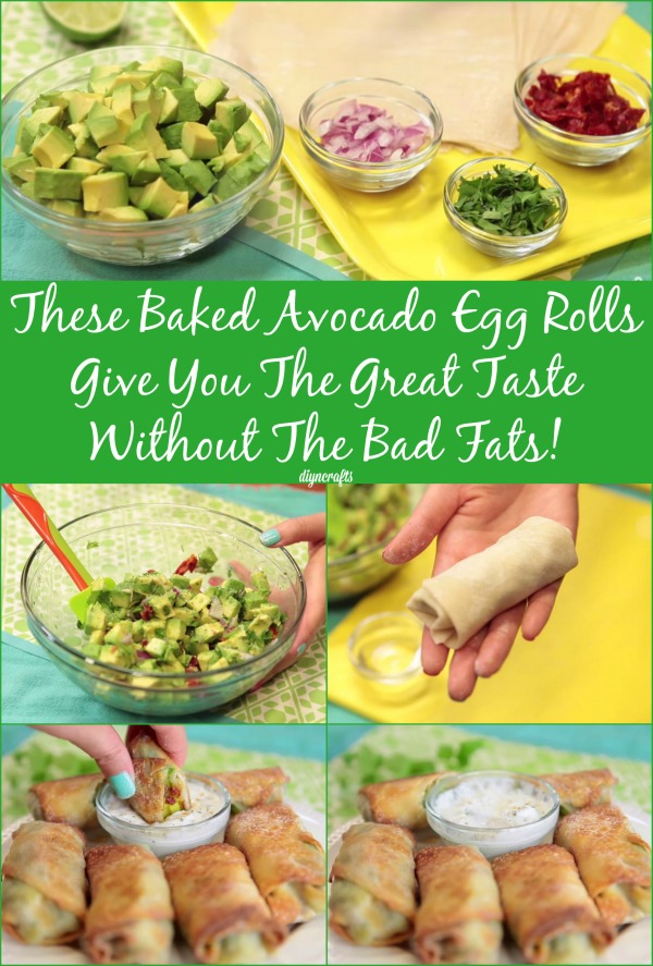 Delicious Avocado Egg Rolls – The Healthier Cheesecake Factory Alternative...