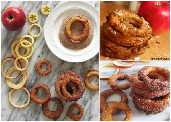 Time for the Sweets: Exquisitely Crispy Fried Cinnamon Apple Rings...