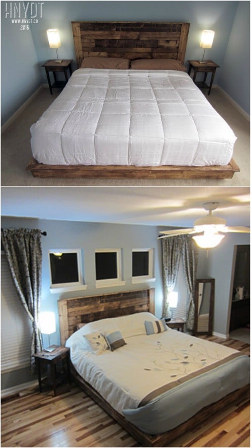 21 Diy Bed Frame Projects Sleep In Style And Comfort Diy Crafts