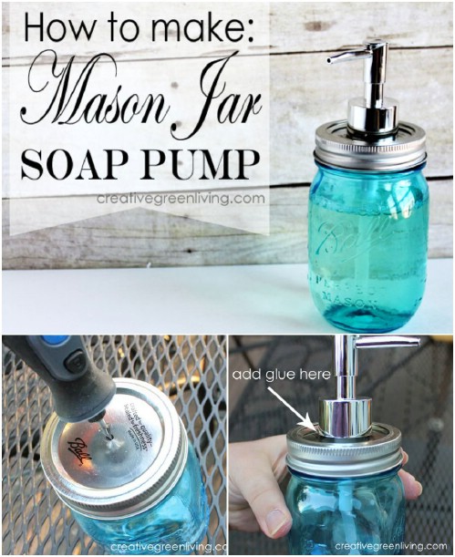 Mason Jar Soap Pump